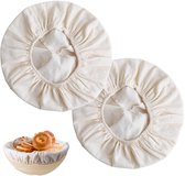 BOXOB 100Pcs Bread Proof Fabric Liner, Disposable Nonstick