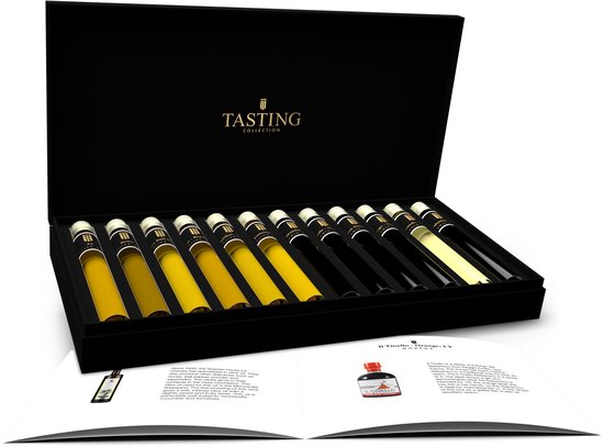 Olijfolie & Balsamico Proeverij 12 tubes in Luxe Cadeau Box