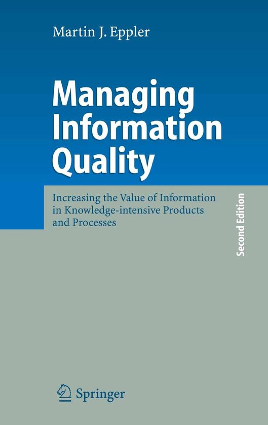 Managing Information Quality - cover