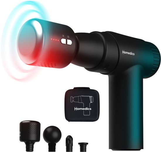 HoMedics Novo Hot and Cold Massagegun - 4 Opzetstukken - 6 - HoMedics - €79,99
