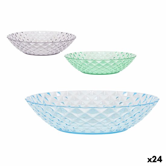 La Mediterránea Irys Dessert Plates 20 X 20 X 2 Cm (Pack Of 12) (20 Cm