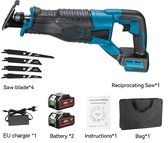 Bol.com Reciprozaag - Zaag - Reciprozagen - Zaagmachines - Gereedschap - 3000W - Borstelloze -Snoerloze - Inclusief 2x Accu – Id... aanbieding