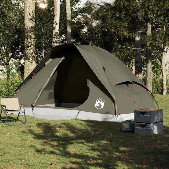 vidaXL - Koepeltent - 6-persoons - waterdicht - bruin van Vidaxl — afbeelding 3