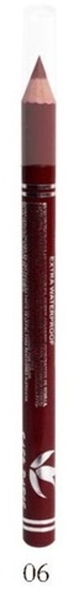Easy Paris Cosmetics - Oogpotlood - Lippotlood - Eyeliner Pencil - Lipliner Pencil - Extra Waterproof - Bordeaux Rood - Donker Rood - Rojo Burdeos - Nummer 006 - 1 Stuks