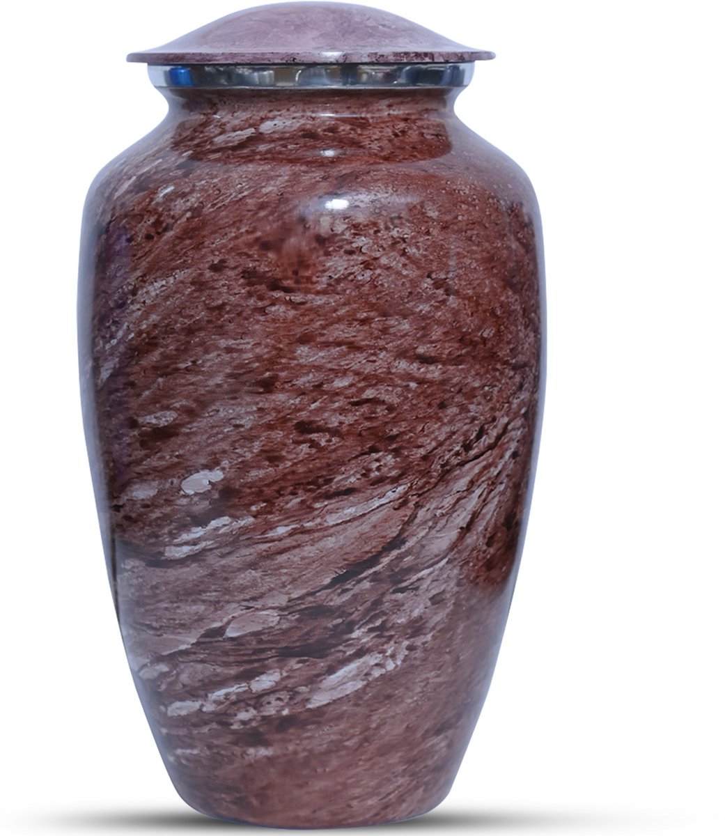 XXL As Urn - 3.5 Liter - Crematie Urn - Uniek - Voor Huisdieren of Menselijk As - Crematie As - Mini Urn - Decoratie Urn - Sandstorm