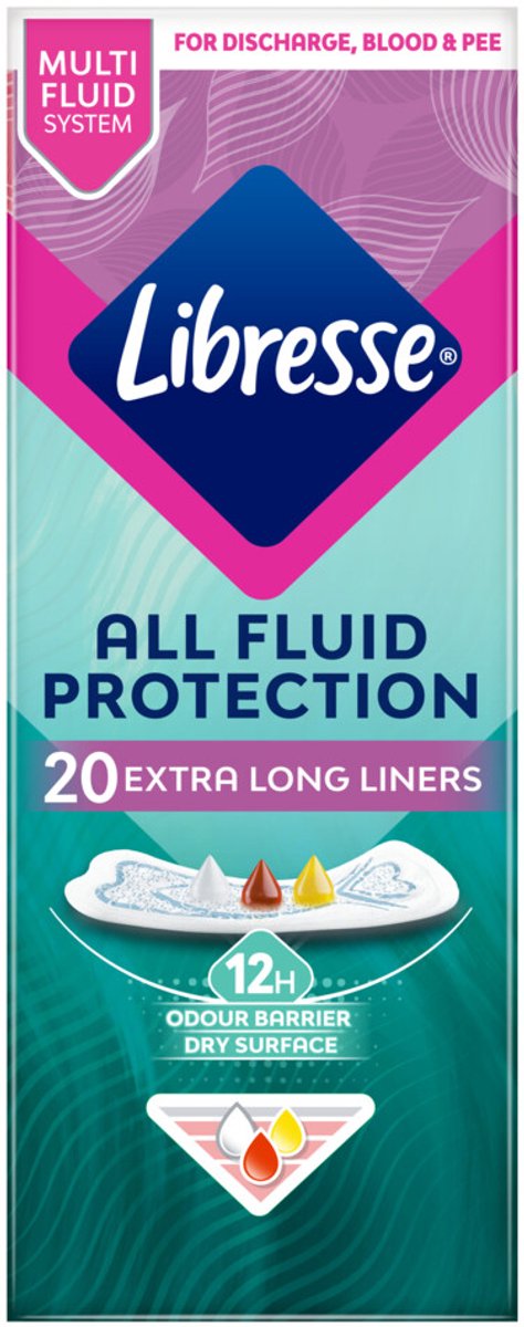 Libresse Inlegkruisjes Extra Protection Extra Long 20 stuks