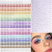 YYchan Glitter Steentjes Gezicht - 1225 stuks - Zelfklevend