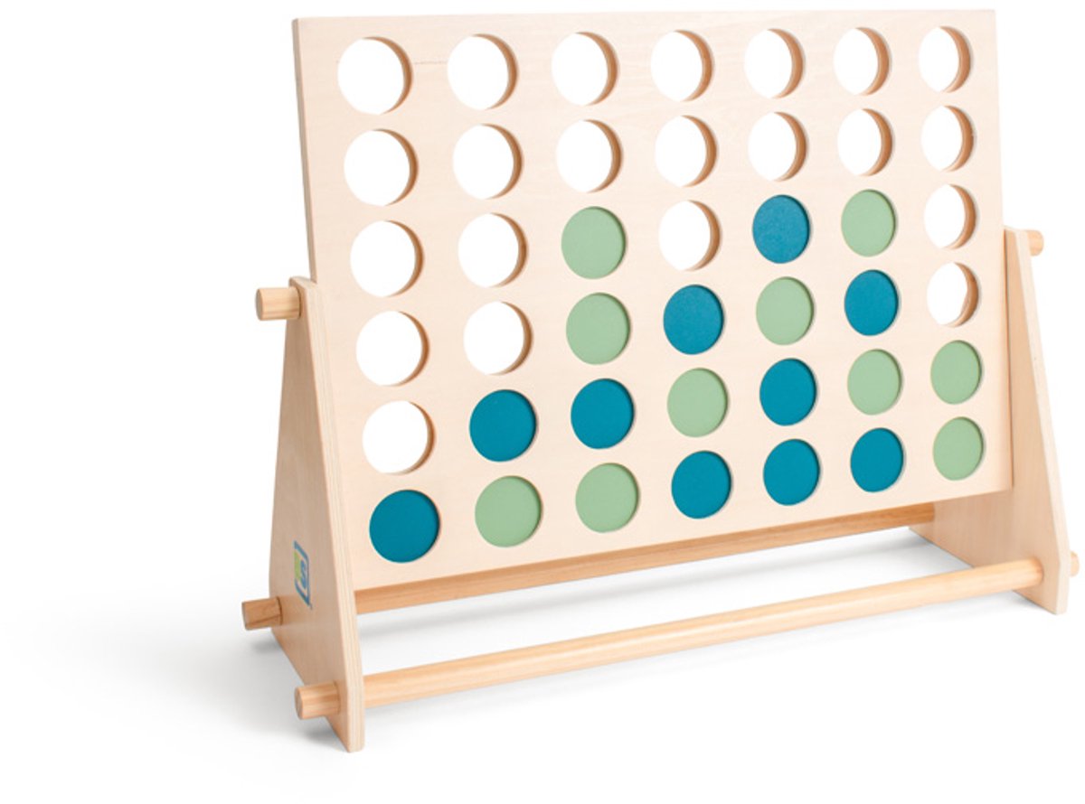 BS Toys Buitenspel Bundle – 4 bij elkaar Strategisch Spel + Grote Toren Balanceer Spel – Houten Gezelschapsspel vanaf 6 jaar ( GA279 & GA277 ) — cadeau in Spellen & Speelgoed - foto 4