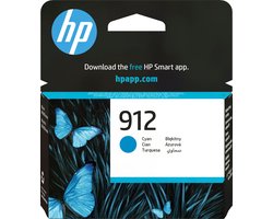 HP 912 - Inktcartridge - Origineel - Standaard capaciteit - Cyaan