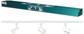 Philips EasyLink Zilo - Spot - Culot GU10 - Puissance maximale : 7 W - Wit - Pack de 3 - Éclairage sur rail