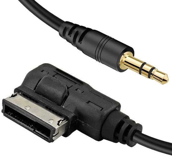 AUX Kabel voor Volkswagen Audi A3/A4/A5/A6/A8/Q5/Q7/R8/TT - Audio Muziek Interface Adapter 3.5mm Jack - Mediapoort - Auto Audio Adapter
