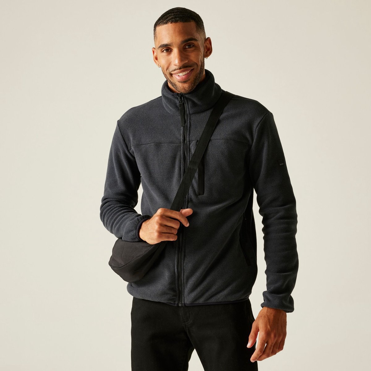 Aidey isolerend fleece vest voor heren Zwart
