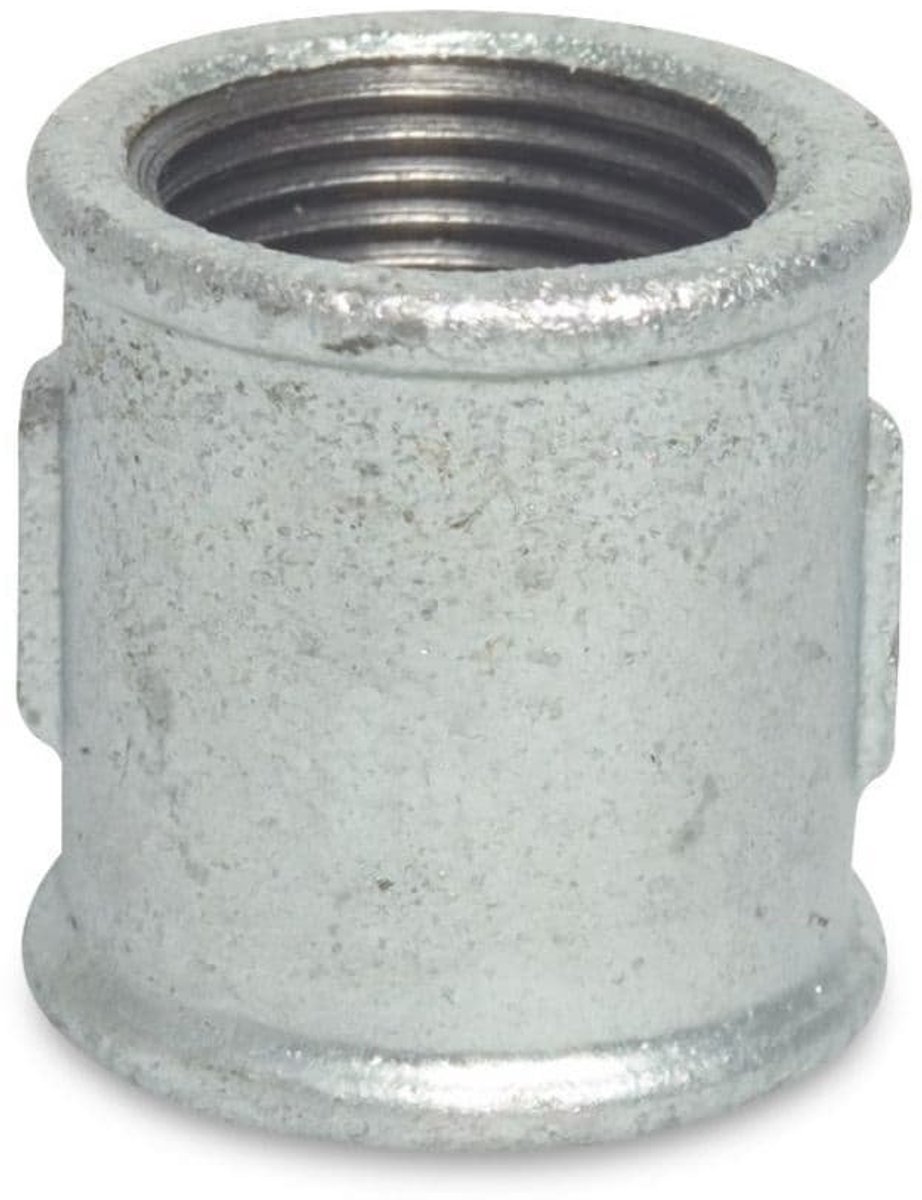 Temperguss Muffe 1/2" Binnendraad - Verzinkt