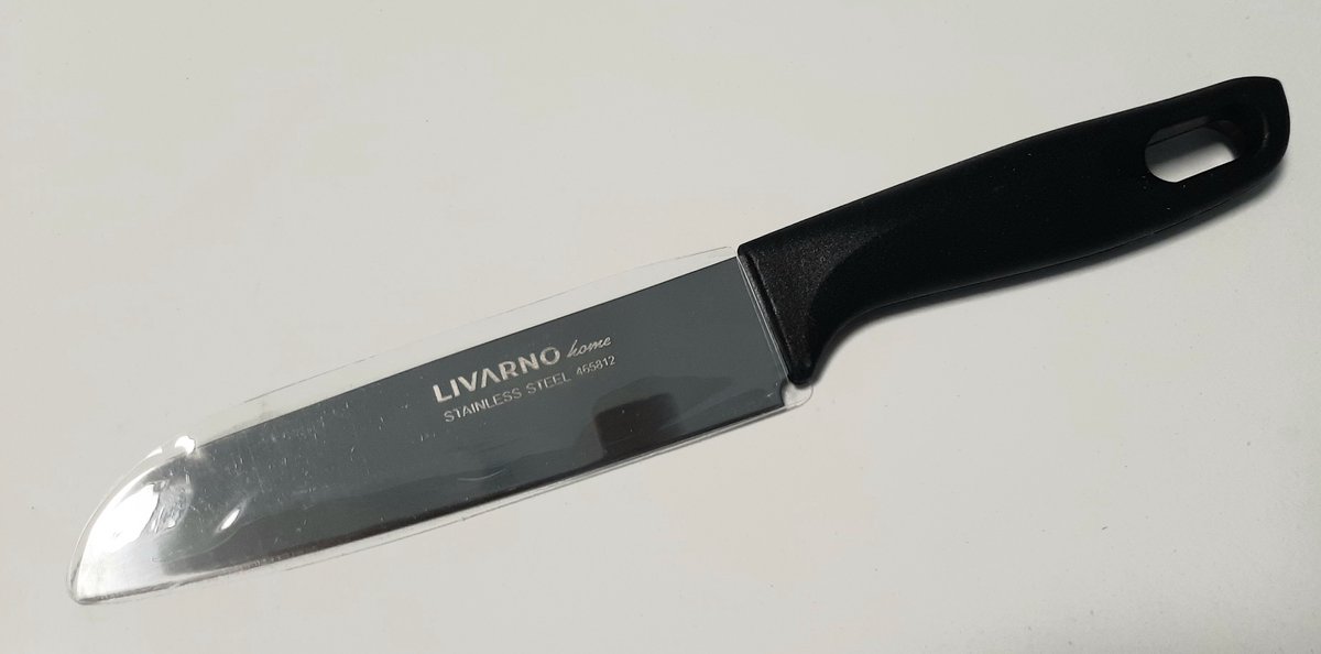 Livarno home - paring knife - klein keukenmes - fruitmes schilmes - scherp - 24cm