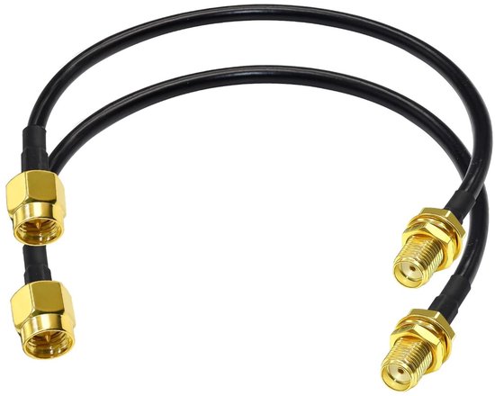 Eonvic 6G BNC-kabel HD SDI opgerolde verlengkabel 75 Ohm RF coaxkabel voor 4K videocamera's (rechte naar rechte hoek