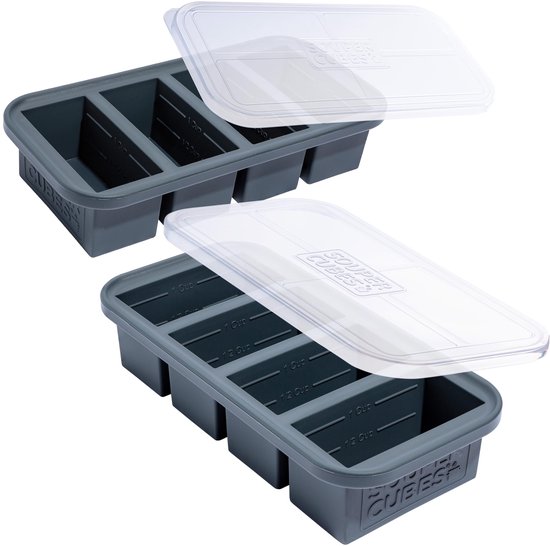 INTIRILIFE 2 X Ijsblokjesvormen In Zwart, Set Van 2 à 15 Vakken Siliconen Vormen Met Deksel Flexibele Ijsblokjeshouder Afsluitbaar Voor Ijs Babyvoeding En Meer INTIRILIFE 2 X Ijsblokjesvormen In Zwart, Set Van 2 à 15 Vakken Siliconen Vormen Met Deksel Flexibele Ijsblokjeshouder Afsluitbaar Voor Ijs Babyvoeding En Meer