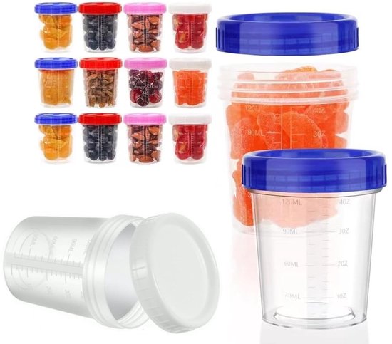 KeepingcooX Silicone Egg Bites Molds Compatibel met Instant Pot 5,6 & 8 Qt snelkookpan accessoires - Herbruikbare babyvoeding opbergbak en diepvrieslade met siliconen deksel, 9 porties