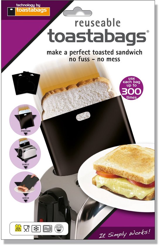 Toastabags Lade-plankvoeringen voor vriezers, 2 stuks, voorkomt vorst en ijs, tijdbesparend, gemakkelijk schoon te maken, herbruikbaar
