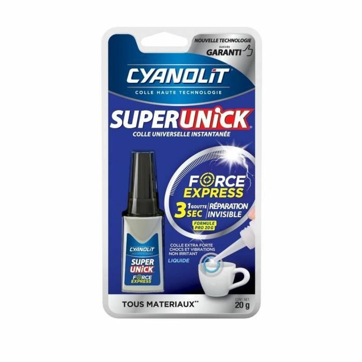 Cyanolit – Super Unick Instant Pro – Reparatielijm – 20 g