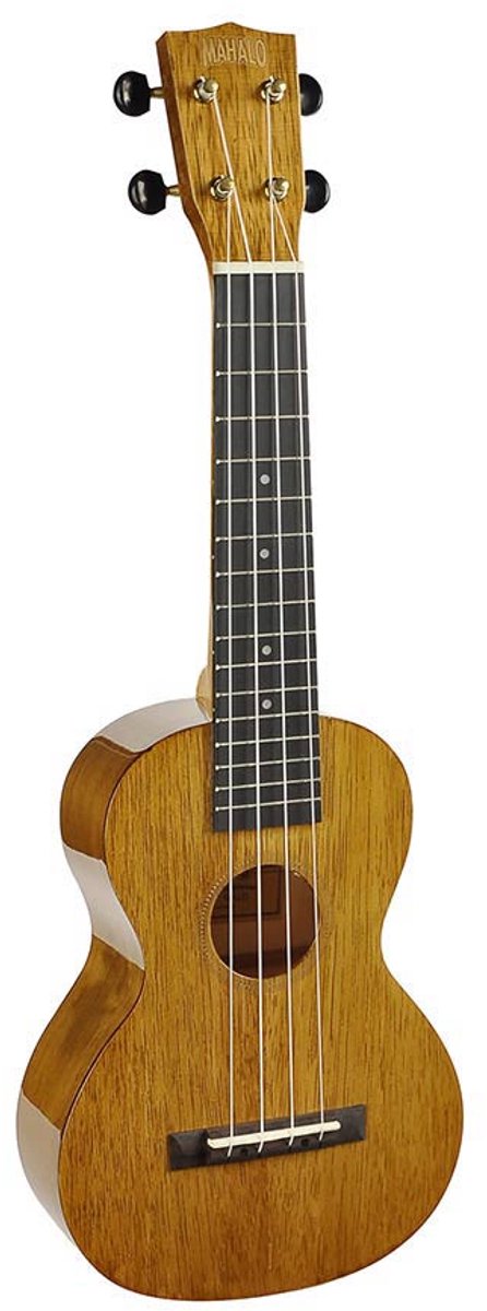 Concert ukelele - Mahalo MH2WVNA - Hano Series - Wide neck - Vintage naturel - Met draagtas