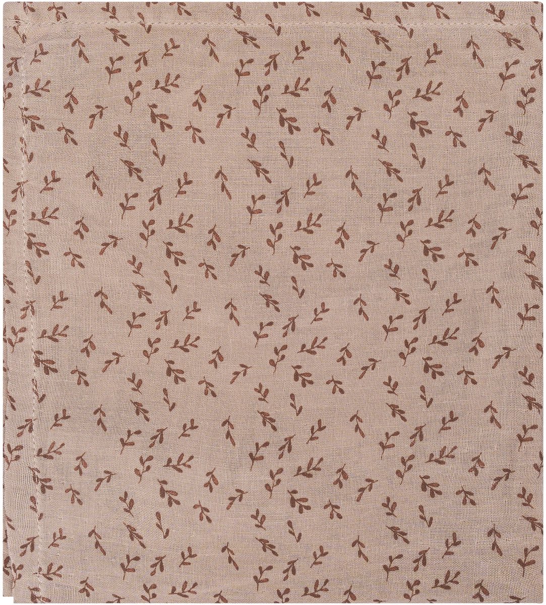 Hydrofiele Doek 80 x 80cm - Baby Wikkeldoek - Slaapdoek Hazel Brown - Bruin - Snoozebaby