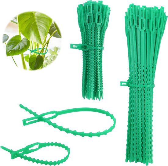 Plantenclips 200 Stuks – 20 Mm, Duurzaam & Herbruikbaar Voor Bloemstelen, Wijnstokken & Klimplanten