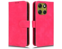 Coverup Hoesje - Geschikt voor Motorola Moto G86 Power Hoesje - Coverup Book Case - Roze