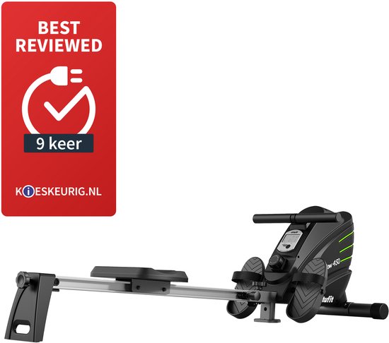 VirtuFit Row 450 - Roeitrainer magnetische weerstand inklapbaar - Roeimachine - Silent Magnetic Weerstandssysteem - Roeiapparaat voor thuis - 10 Weerstanden - Roeitrainers - Incl. Transportwielen