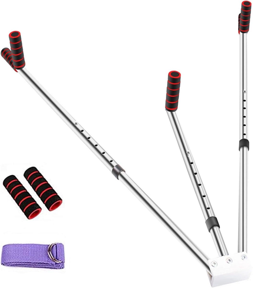 JGS Premium - Leg Flexibel trainingsapparaat voor beenverlenging en balans - ijzeren apparaat met 3 stangen