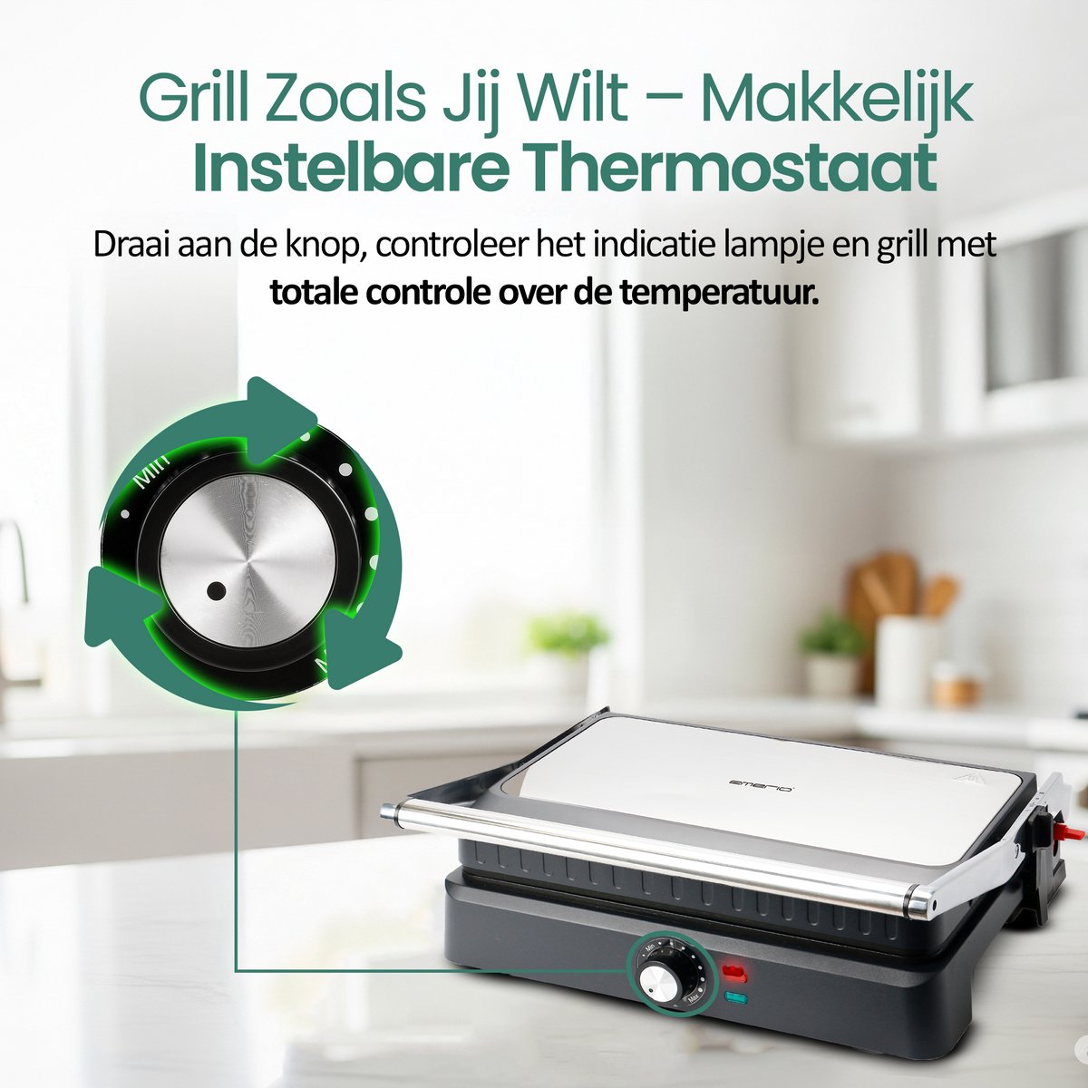 Emerio Contactgrill - Tosti Apparaat thumbnail 4