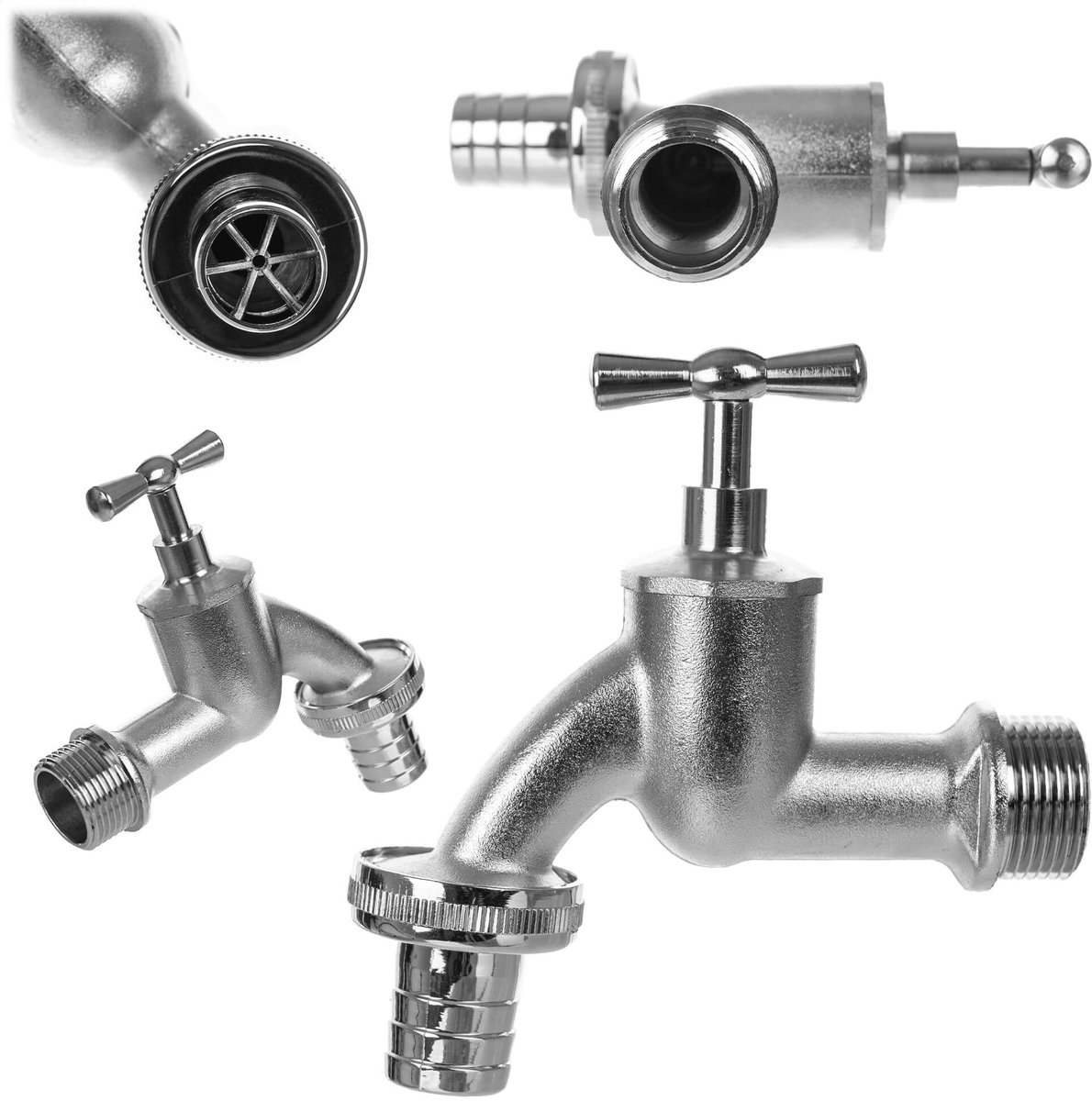 KADAX Vernikkelde messing kraan GZ3/4 GKK023419 K1083