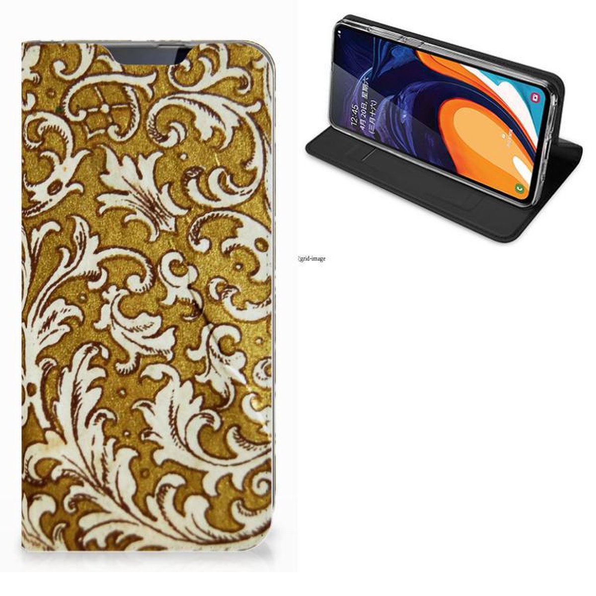 Telefoon Hoesje Samsung Galaxy A60 Barok Goud