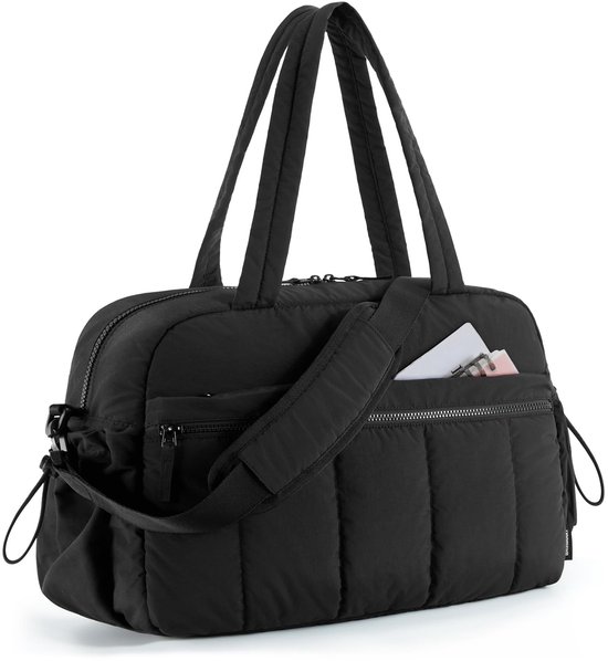 ECOHUB Ryanair Reistas 40x30x20, 24L Handbagage Tas 40x20x25 met Verwijderbare Natzak, Lichtgewicht CabineTas, Gerecycleerd PET WeekendTas, Onder stoel TravelBag, SportTas Dames Heren(Zwart ECOHUB Ryanair Reistas 40x30x20, 24L Handbagage Tas 40x20x25 met Verwijderbare Natzak, Lichtgewicht CabineTas, Gerecycleerd PET WeekendTas, Onder stoel TravelBag, SportTas Dames Heren(Zwart