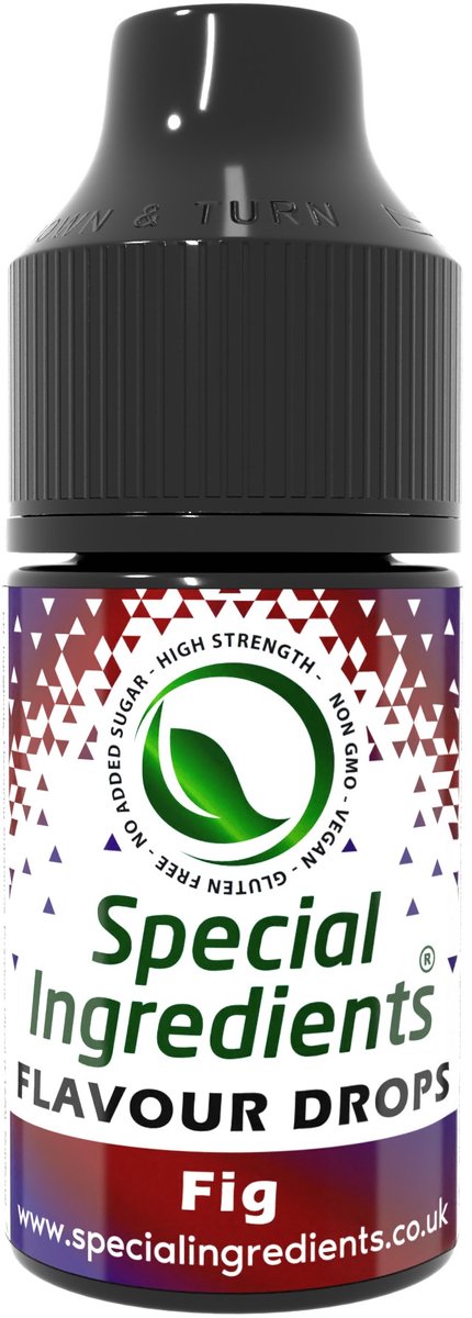 Vijgen Smaak Druppels - 30 ml - Smaakdruppels - Flavour Drops - Moderne Gastronomie - Moleculair Koken - Hersluitbare Pot - Recycled Plastic