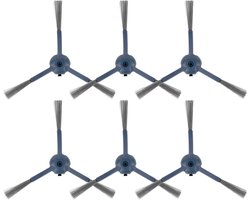 (6 stuks) C20 Omni zijborstels Geschikt voor Eufy C20 Omni Robot Vacuüm, Rand Vegen Borstels, Nylon Hoekborstel, Vervanging Zijborstel Onderdelen Accessoires, Hoekborstel