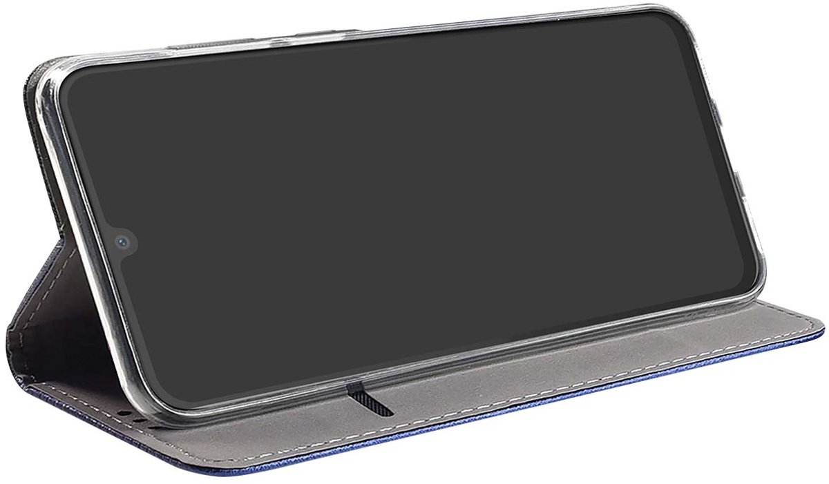 Jaym, Folio hoesje voor Xiaomi Redmi 10C 4G magnetische standaardfunctie, Blauw