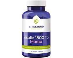 Vitakruid Visolie 1800 TG mama triglyceriden met D3 90 Softgels