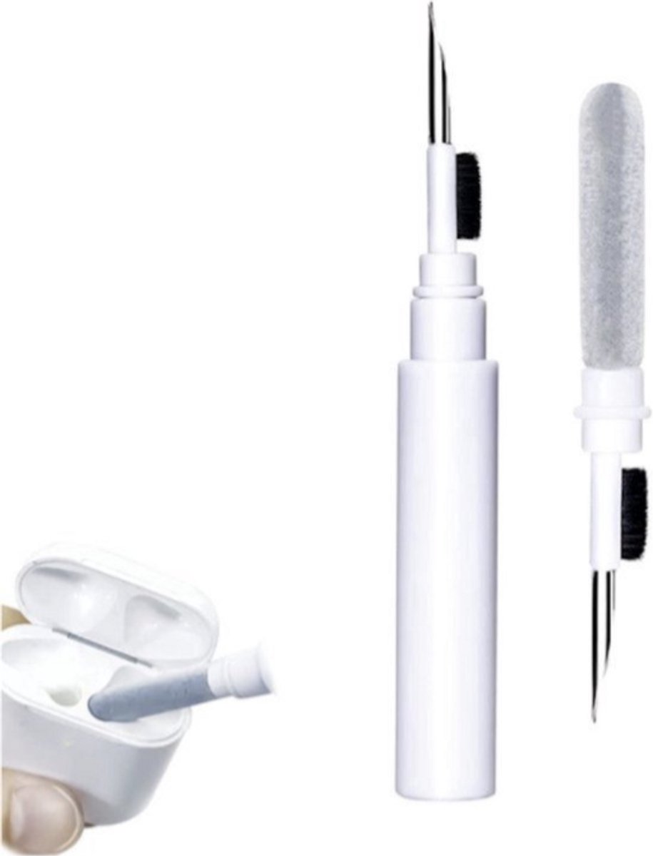 Geschikt voor schoonmaken Airpods - 3 delige schoonmaak pen - Oordoppen schoonmaken - Cleaning tool