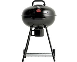 Char-Griller Houtskool BBQ 57 cm met Deksel – Kettle Barbecue en Smoker – Regelbare Luchttoevoer – voor 4-6 Personen