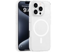Just in Case hoesje geschikt voor iPhone 16 Pro Hoesje geschikt voor MagSafe - Ultra Dunne Backcover - Transparant