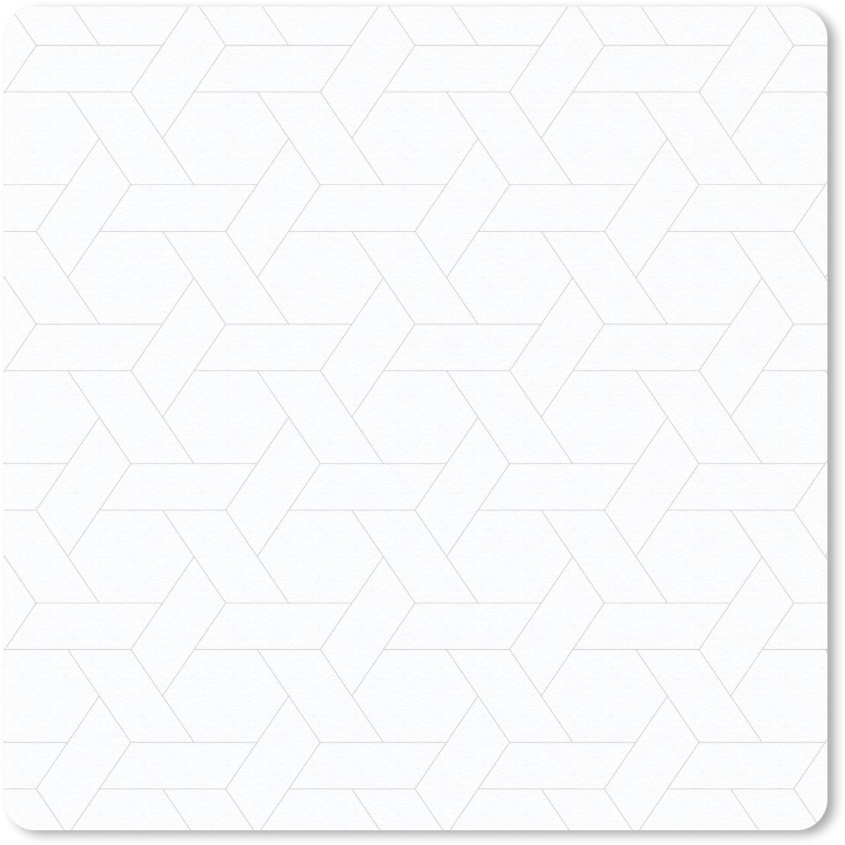 Muismat 20x20 cm - Mousepad Grafisch - Patroon - Modern - Fijnstijl - Muismatten