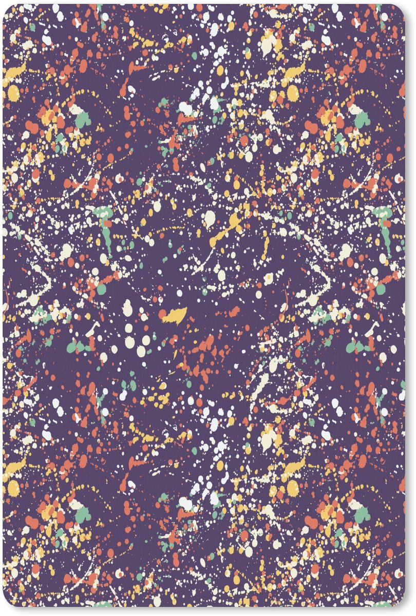 Muismat 18x27 cm - Mousepad Spat - Abstract - Stippen - Muismatten