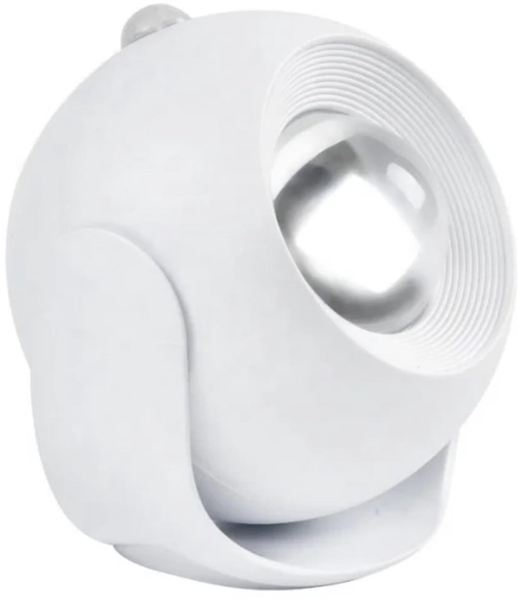 Oplaadbare Wandlamp - Draadloze Wandlamp - Draadloze wandlamp voor binnen - Wandlamp Binnen – 360° Rotatie – Draadloze Nachtlamp voor Keuken - Gang