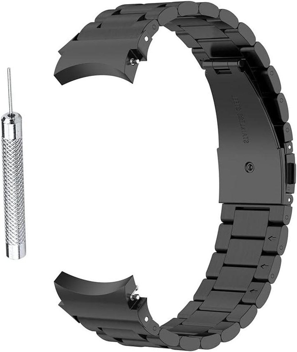 Zeynomax - 20mm roestvrijstalen banden compatibel met smartwatches - Galaxy Watch4 en Watch 4 Classic - Vervangende bandjes voor mannen en vrouwen - Polsband in diverse maten
