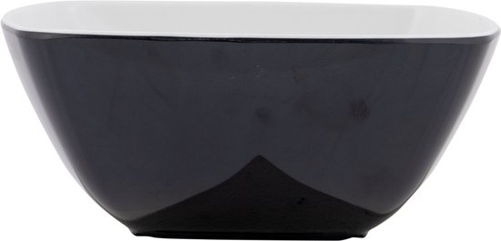 Gimex - Servies - Quadrato - Zwart/Wit - 16-Delig — afbeelding 3