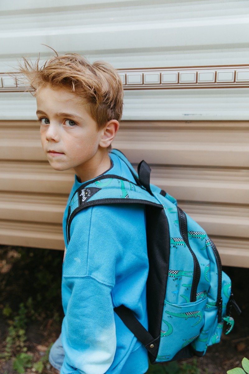LITTLE LEGENDS BACKPACK L CROCO CHECKERBOARD – foto 4