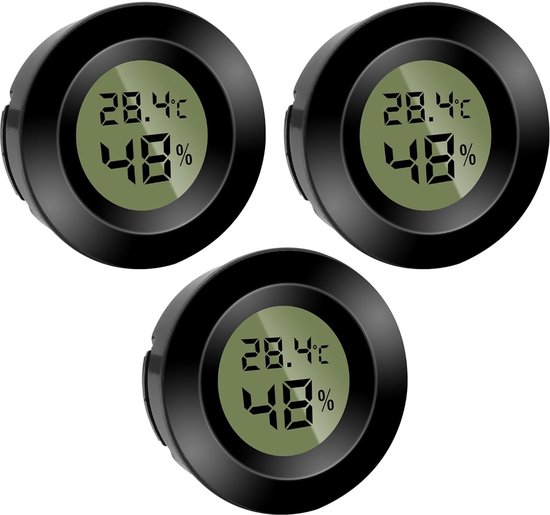 Indoor/Outdoor Thermometer, Hygrometer, Klok incl. externe sensor 2m