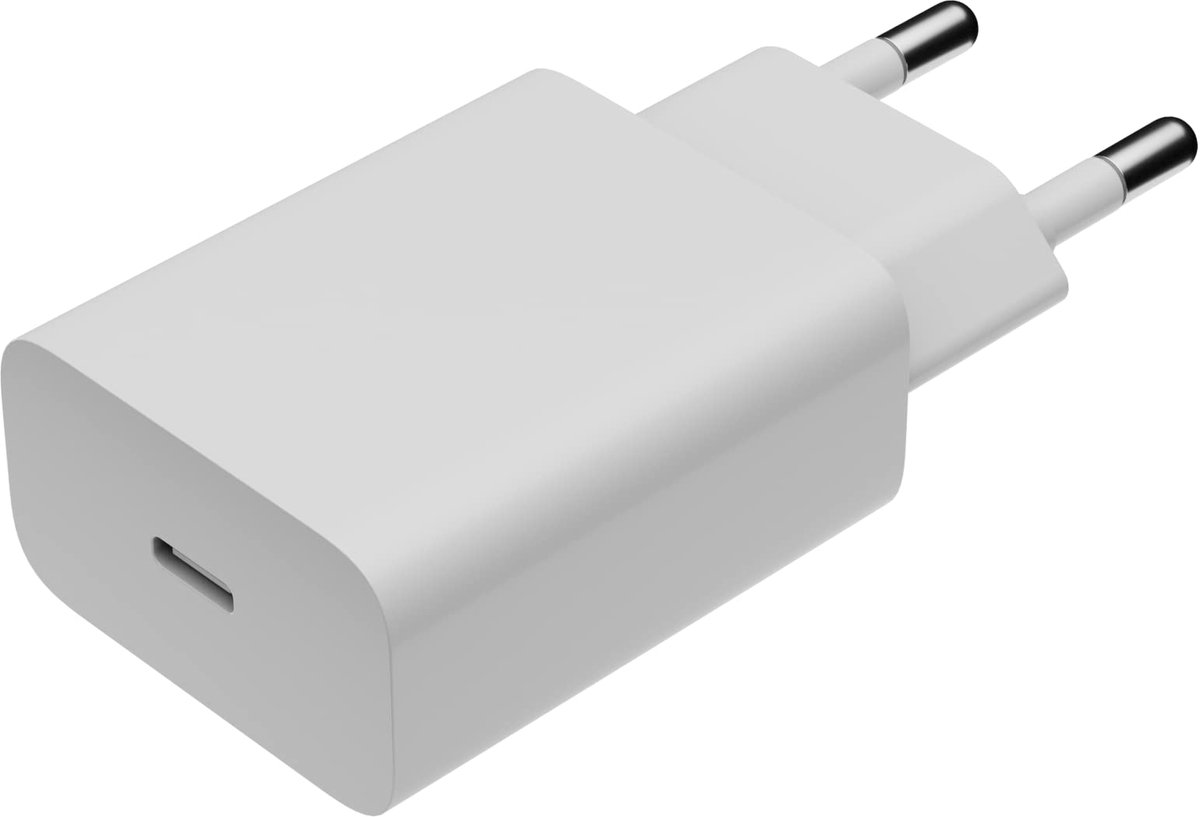 YSONIC Oplader - Universele Snel Lader - USB C Poort - Type C Stekker - Fast Charge Geschikt voor Smartphones & Tablets - Wit