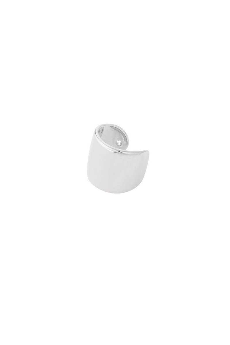 Bijoutheek Earcuff Basic Breed Zilver