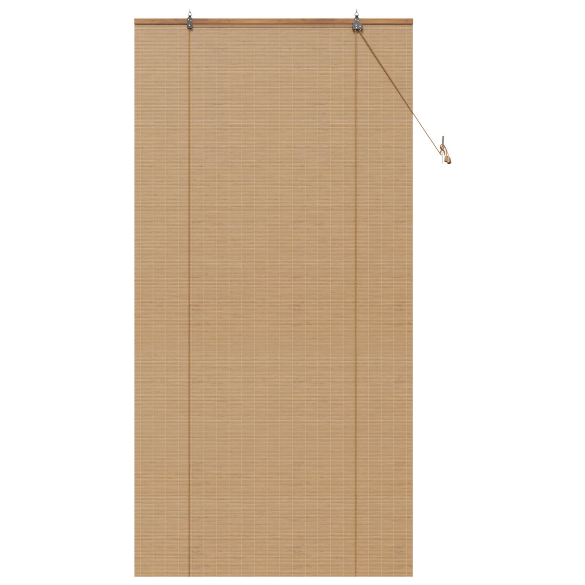 vidaXL - Rolgordijn - Bruin - 110 - x - 220 - cm - Bamboe